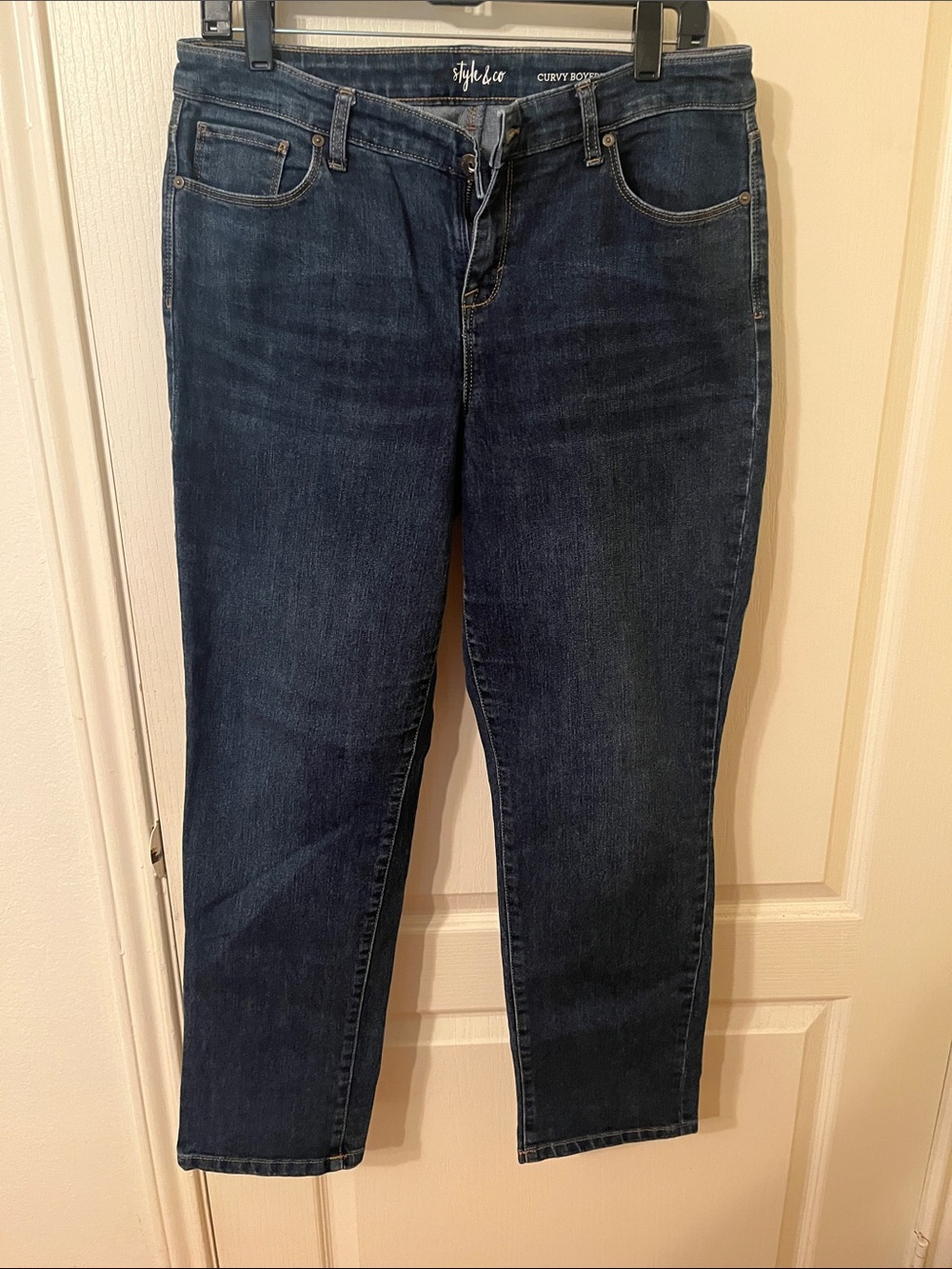 Style & Co. Dark Blue Ankle Jeans